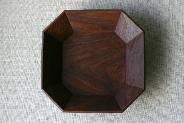 ハンドメイド 八角 木製 プレート 雑貨 木工 作家 2枚 - キッチン用品